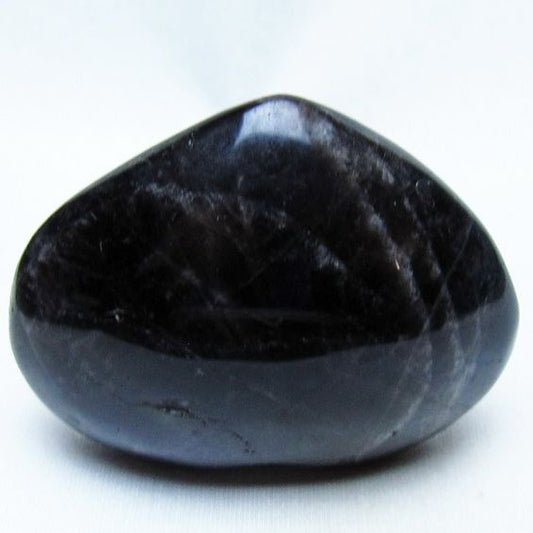 モリオン 置物 ハート 黒水晶 一点物 145-1954
