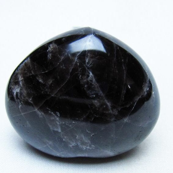 モリオン 置物 ハート 黒水晶 一点物 145-1957