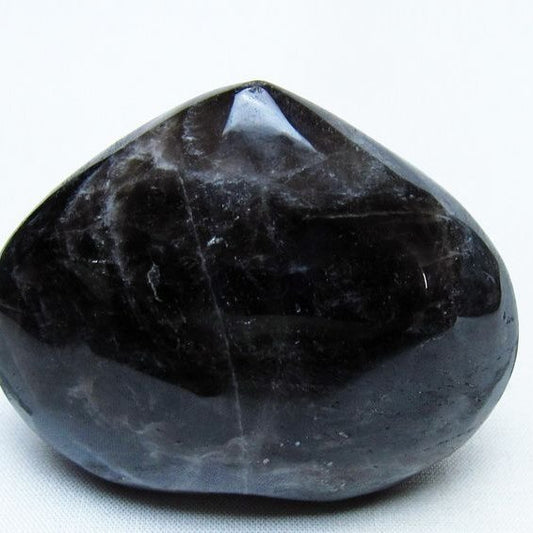 モリオン 置物 ハート 黒水晶 一点物 145-1961