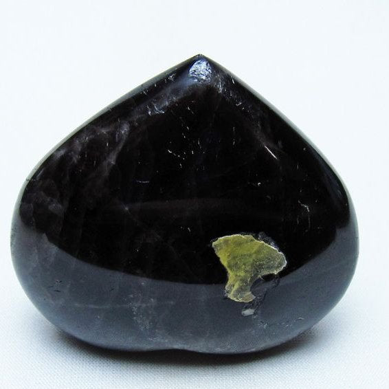 モリオン 置物 ハート 黒水晶 一点物 145-1964
