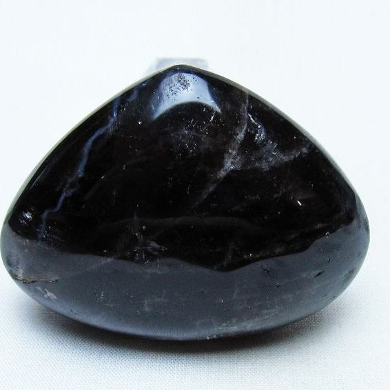 モリオン 置物 ハート 黒水晶 一点物 145-1967