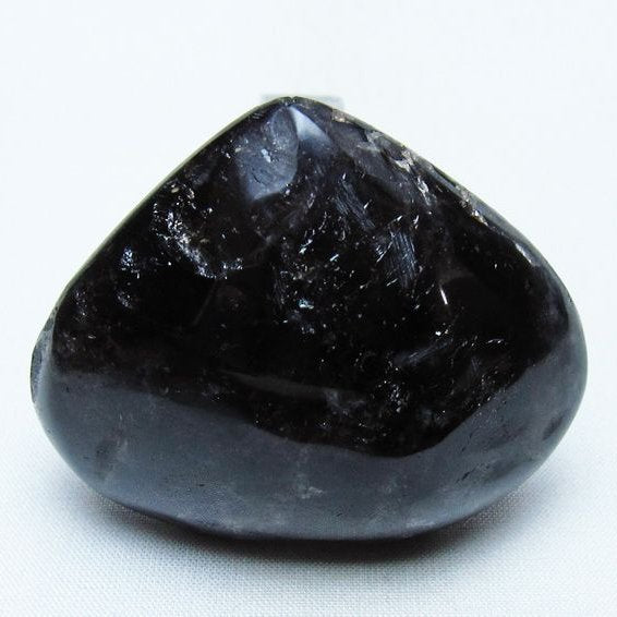 モリオン 置物 ハート 黒水晶 一点物 145-1973