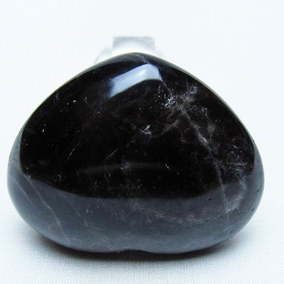 モリオン 置物 ハート 黒水晶 一点物 145-1976