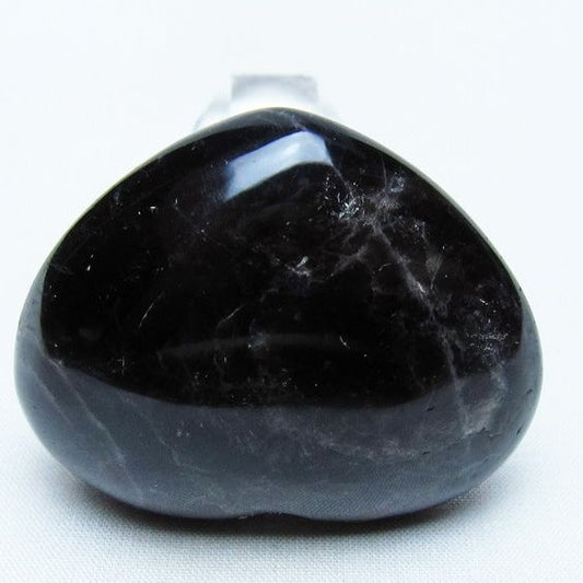 モリオン 置物 ハート 黒水晶 一点物 145-1976