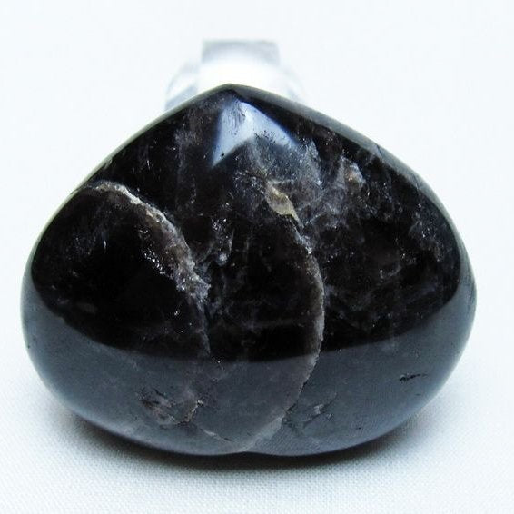 モリオン 置物 ハート 黒水晶 一点物 145-1977