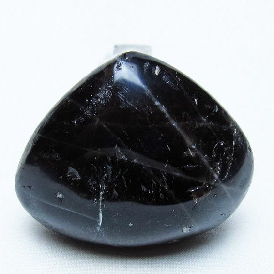 モリオン 置物 ハート 黒水晶 一点物 145-1978