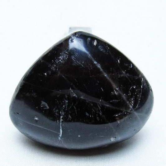 モリオン 置物 ハート 黒水晶 一点物 145-1978