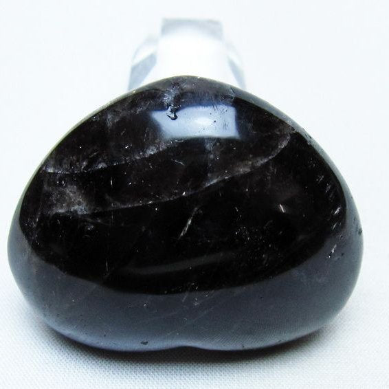モリオン 置物 ハート 黒水晶 一点物 145-1979
