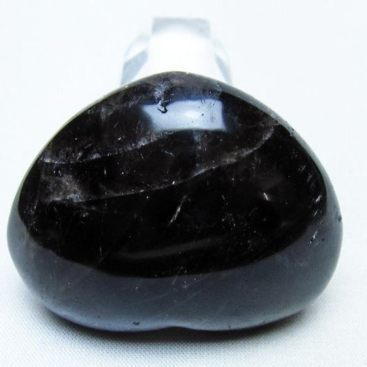 モリオン 置物 ハート 黒水晶 一点物 145-1979