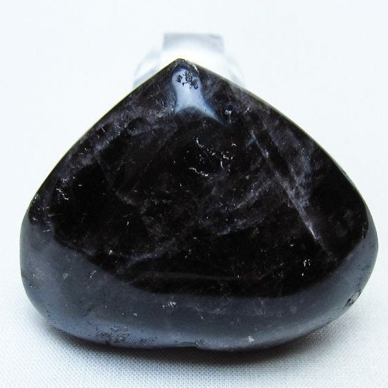 モリオン 置物 ハート 黒水晶 一点物 145-1981