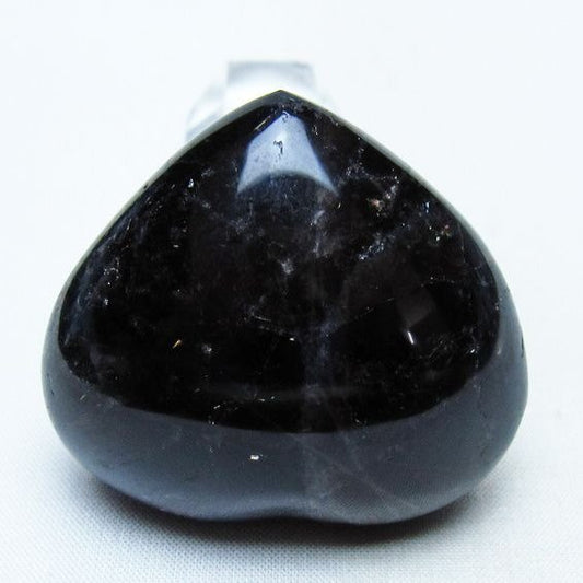 モリオン 置物 ハート 黒水晶 一点物 145-1986