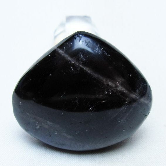 モリオン 置物 ハート 黒水晶 一点物 145-1988
