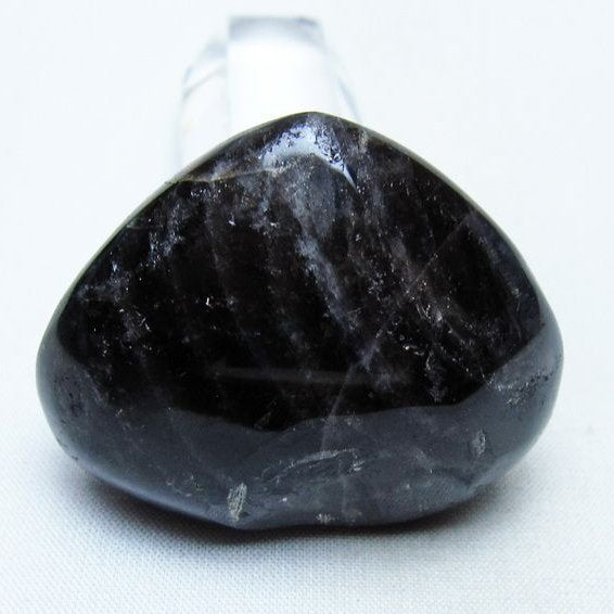 モリオン 置物 ハート 黒水晶 一点物 145-1989