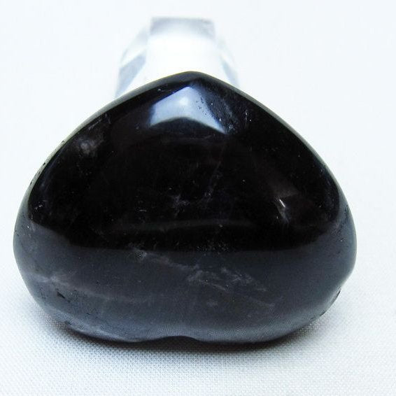 モリオン 置物 ハート 黒水晶 一点物 145-1991