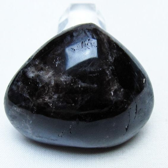 モリオン 置物 ハート 黒水晶 一点物 145-1992