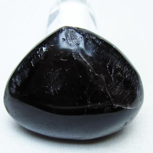 モリオン 置物 ハート 黒水晶 一点物 145-1997