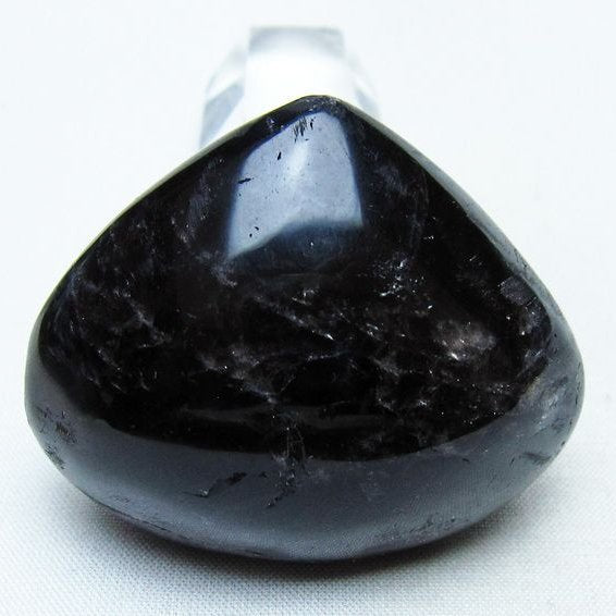 モリオン 置物 ハート 黒水晶 一点物 145-1999