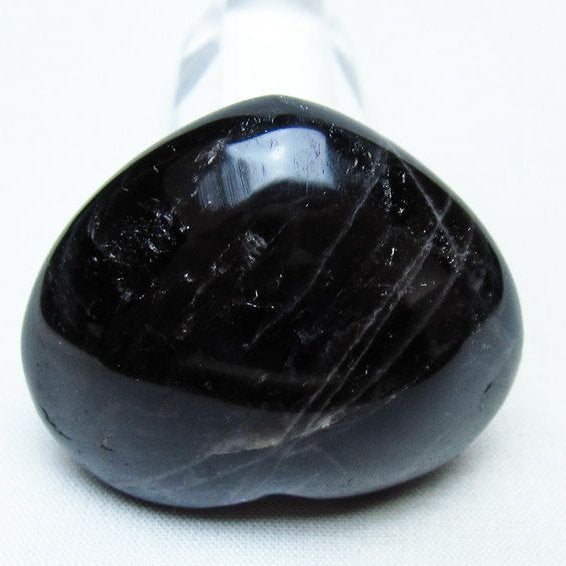 モリオン 置物 ハート 黒水晶 一点物 145-2000