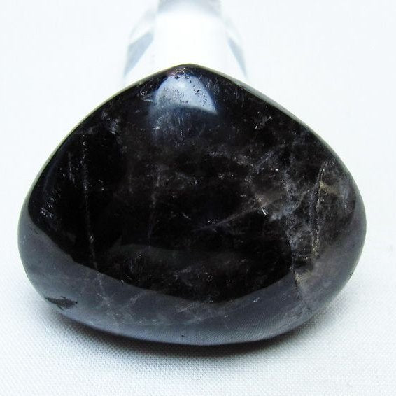 モリオン 置物 ハート 黒水晶 一点物 145-2001
