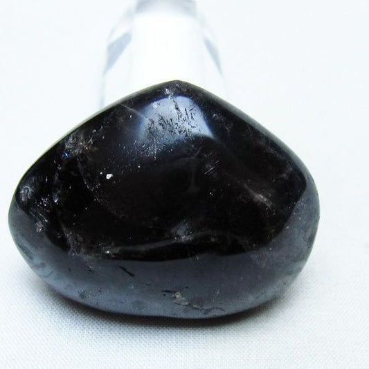 モリオン 置物 ハート 黒水晶 一点物 145-2006