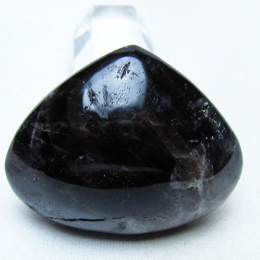 モリオン 置物 ハート 黒水晶 一点物 145-2010