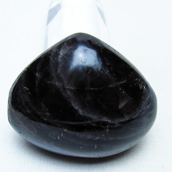 モリオン 置物 ハート 黒水晶 一点物 145-2012