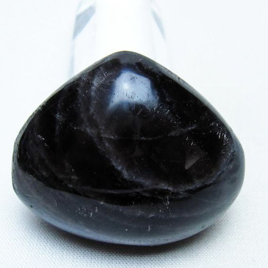 モリオン 置物 ハート 黒水晶 一点物 145-2012