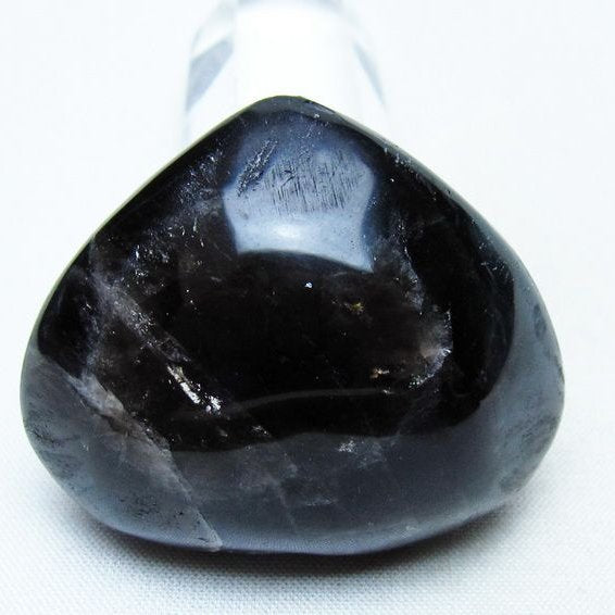 モリオン 置物 ハート 黒水晶 一点物 145-2013