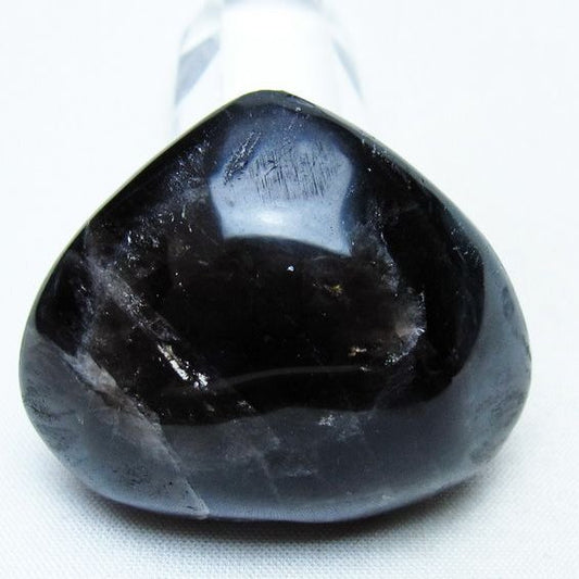モリオン 置物 ハート 黒水晶 一点物 145-2013