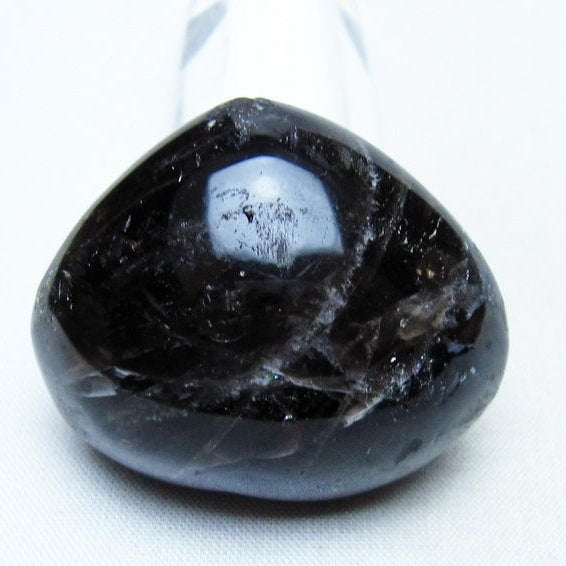 モリオン 置物 ハート 黒水晶 一点物 145-2017