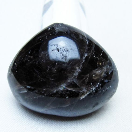モリオン 置物 ハート 黒水晶 一点物 145-2017