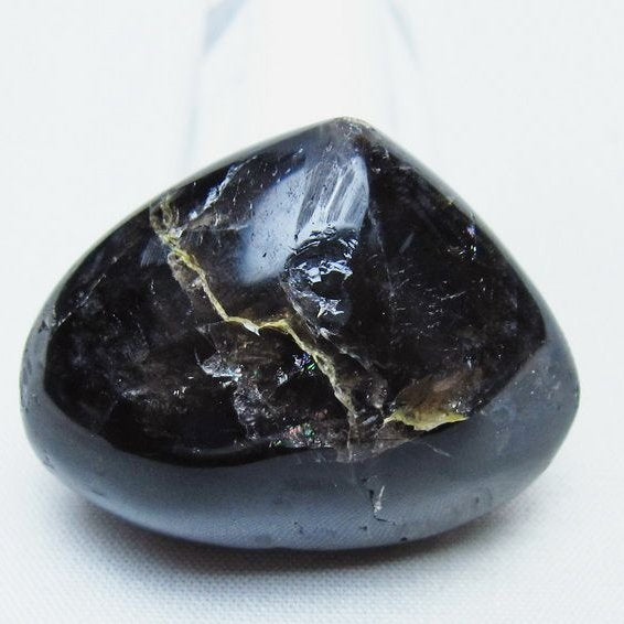 モリオン 置物 ハート 黒水晶 一点物 145-2020