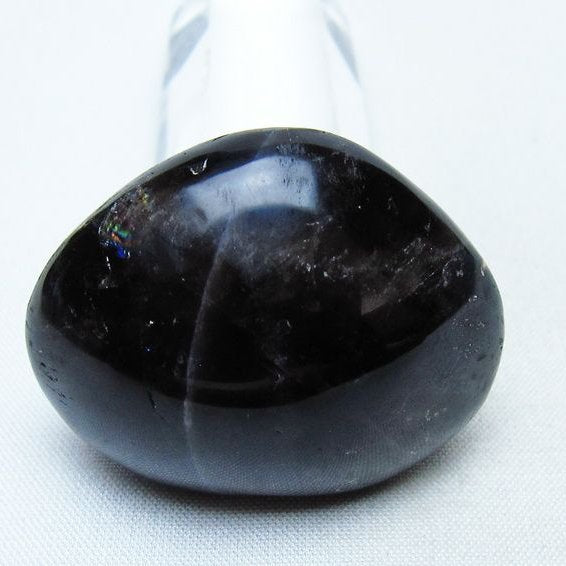 モリオン 置物 ハート 黒水晶 一点物 145-2021