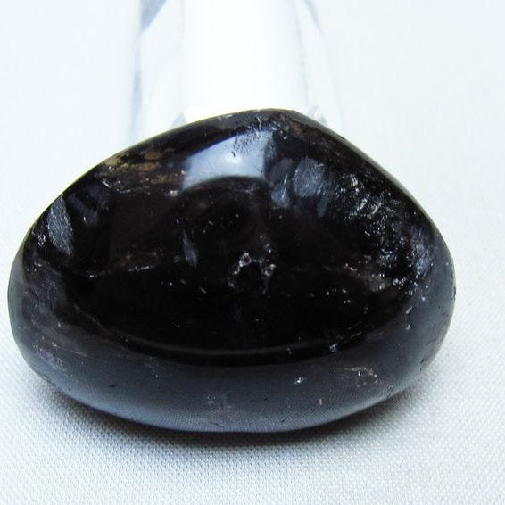 モリオン 置物 ハート 黒水晶 一点物 145-2022