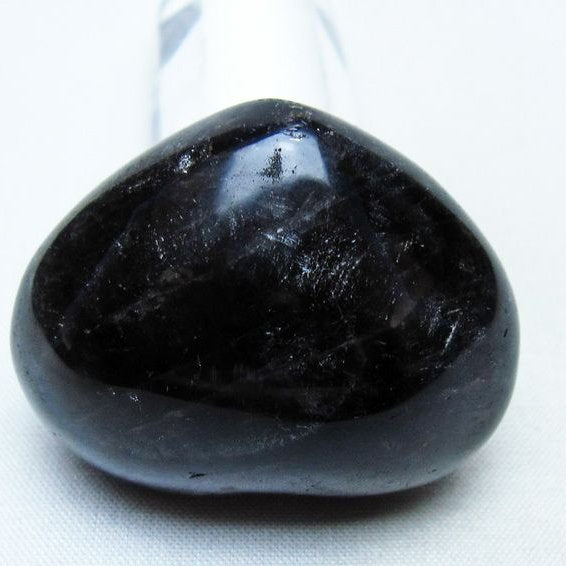 モリオン 置物 ハート 黒水晶 一点物 145-2027
