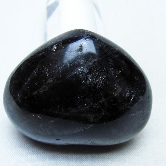 モリオン 置物 ハート 黒水晶 一点物 145-2027