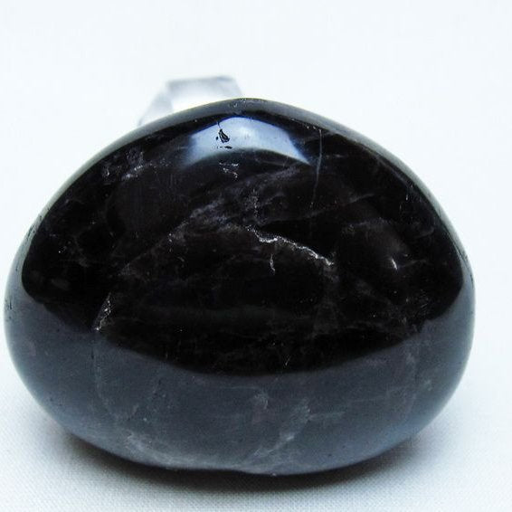 モリオン 置物 ハート 黒水晶 一点物 145-2038