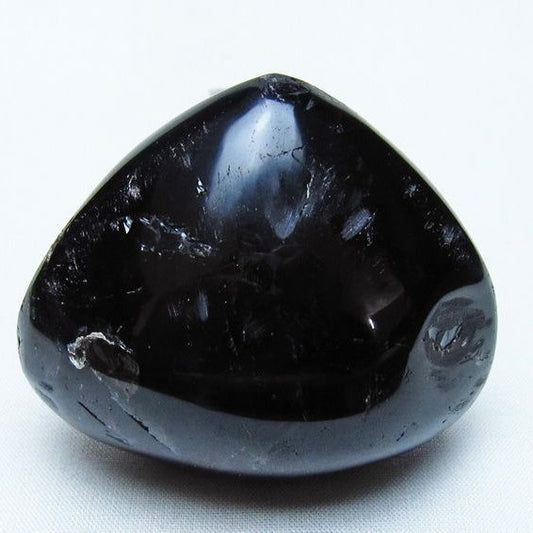 モリオン 置物 ハート 黒水晶 一点物 145-2039