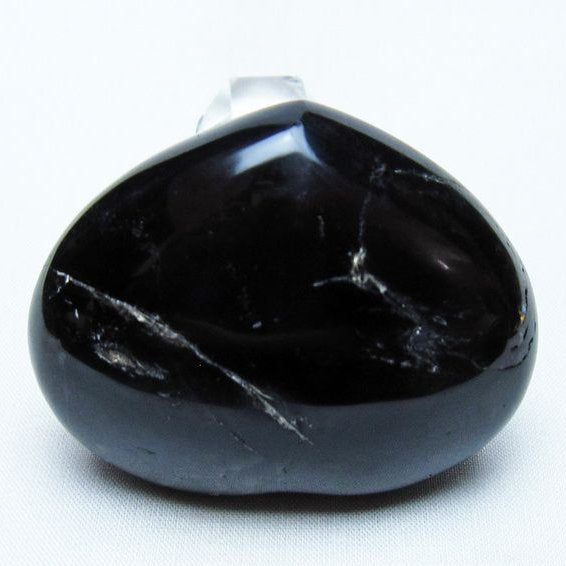 モリオン 置物 ハート 黒水晶 一点物 145-2040