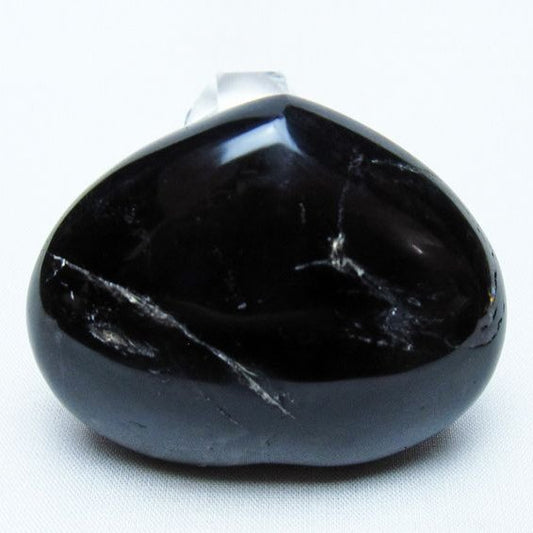 モリオン 置物 ハート 黒水晶 一点物 145-2040