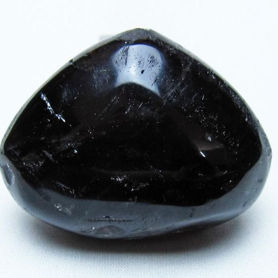 モリオン 置物 ハート 黒水晶 一点物 145-2041