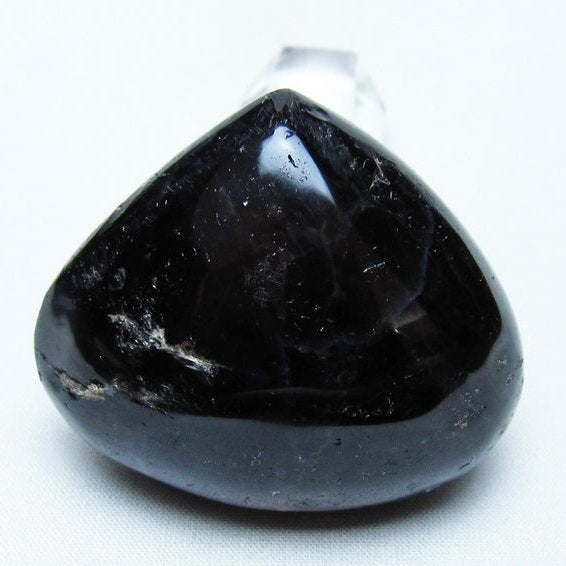 モリオン 置物 ハート 黒水晶 一点物 145-2042
