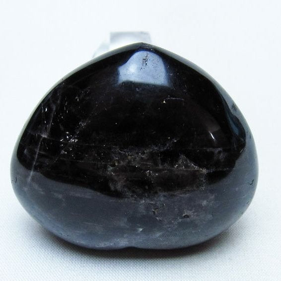 モリオン 置物 ハート 黒水晶 一点物 145-2043