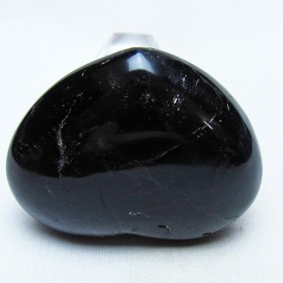 モリオン 置物 ハート 黒水晶 一点物 145-2046
