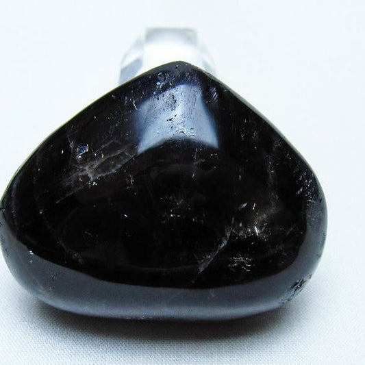 モリオン 置物 ハート 黒水晶 一点物 145-2047