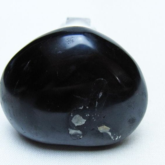 モリオン 置物 ハート 黒水晶 一点物 145-2050