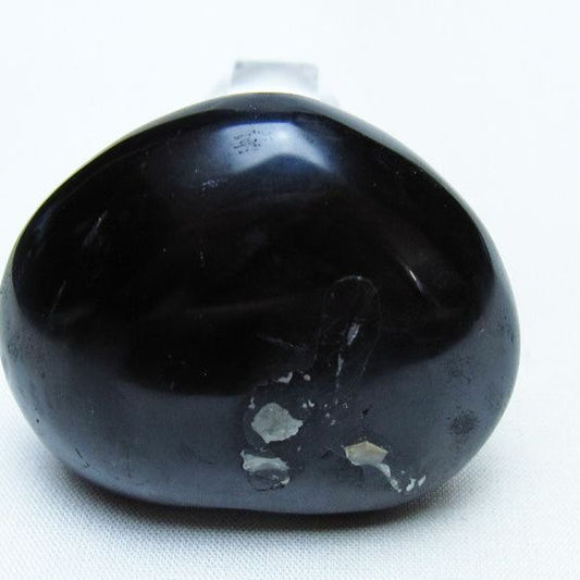 モリオン 置物 ハート 黒水晶 一点物 145-2050