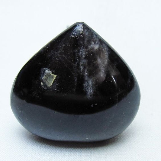 モリオン 置物 ハート 黒水晶 一点物 145-2052