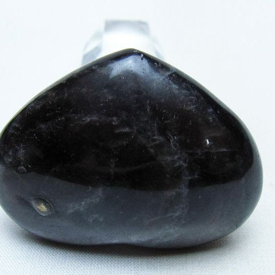 モリオン 置物 ハート 黒水晶 一点物 145-2055