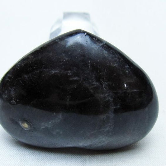 モリオン 置物 ハート 黒水晶 一点物 145-2055